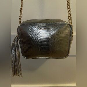 Victoria's Secret Silver Victoria Secret Crossbody Bag